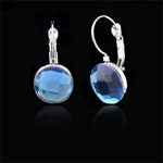 925 Sterling Silver Elegant Crystal Earrings