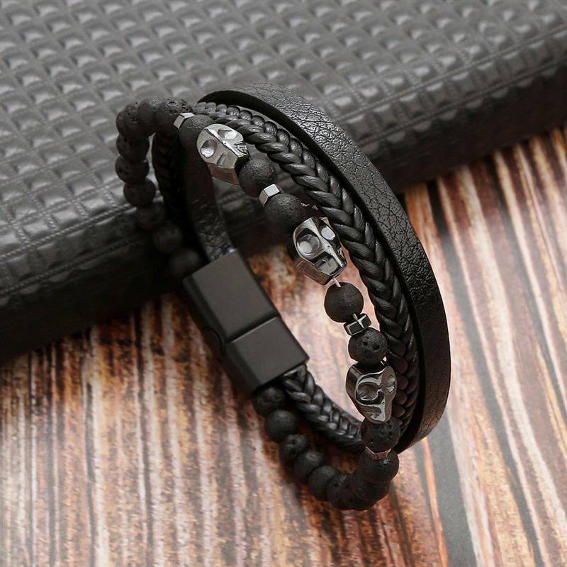 Classic High Quality Leather Bracelet